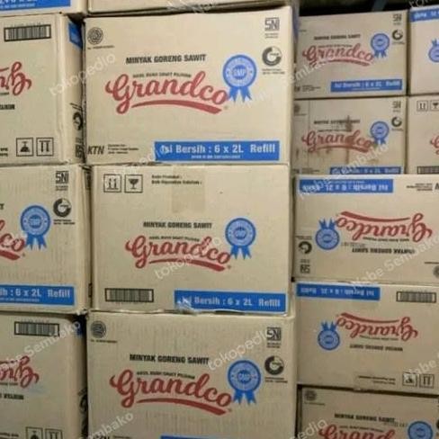 

EXP LAMA MINYAK GORENG GRANDCO ISI 6PCS X 2LITER PENGIRIMAN EXPEDISI