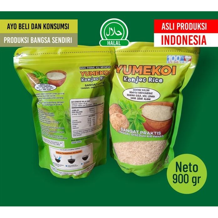 

Terlaris Beras Porang, Beras Untuk Diet Dan Gaya Hidup Sehat. Terbuat Dari Tepung Umbi Porang Yang Kaya Akan Glukomanan, Yang Rendah Kalori, Rendah Gula, Dan Rendah Lemak Sehingga Cocok Sebagai Bahan Makanan Pokok Sehat Yang Dikonsumsi Secara Rutin
