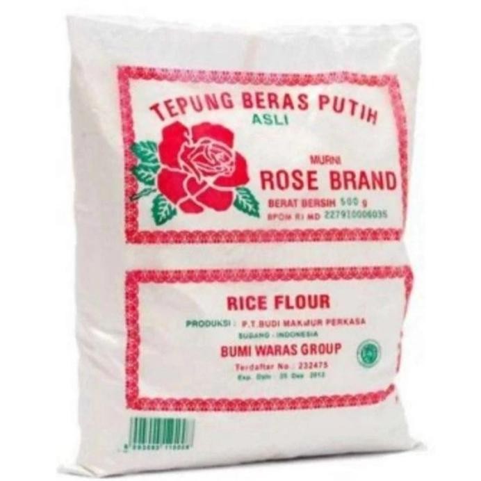 

Terlaris Tepung Beras Rose Brand 500Gram