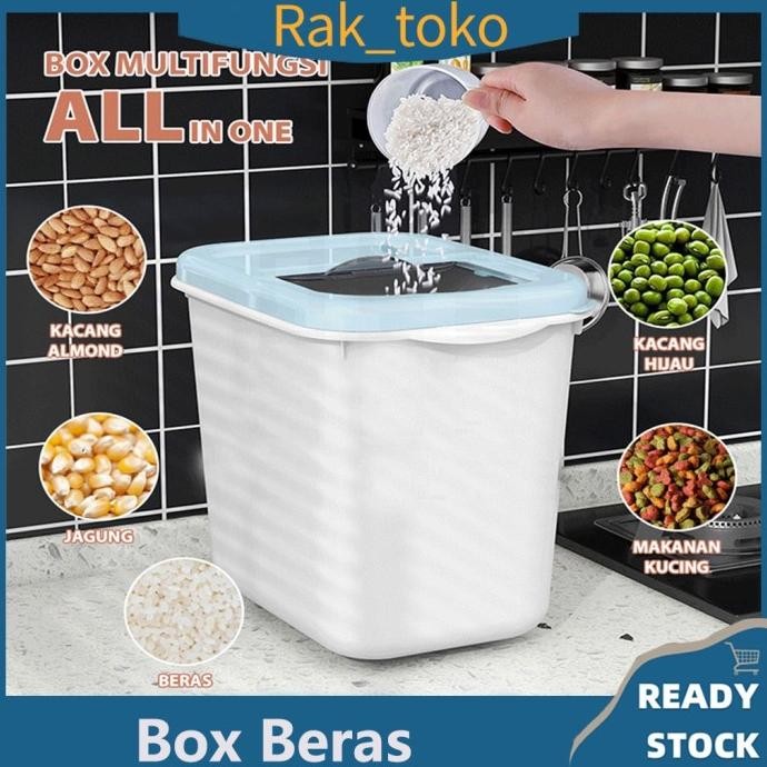 

Terlaris Tempat Beras Kotak Penyimpanan Kacang Tepung Makanan Rice Box Storage