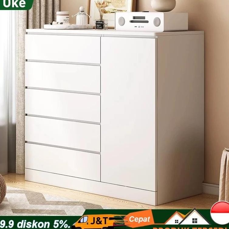 Lemari Laci 5 susun Lemari Kayu laci Minimalis Serbaguna