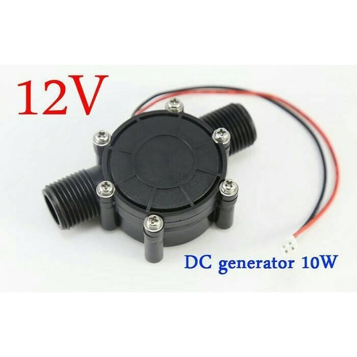 Generator Turbin Air Pembangkit Listrik Tenaga Air 12V Dc 10W Original Dan Terpercaya