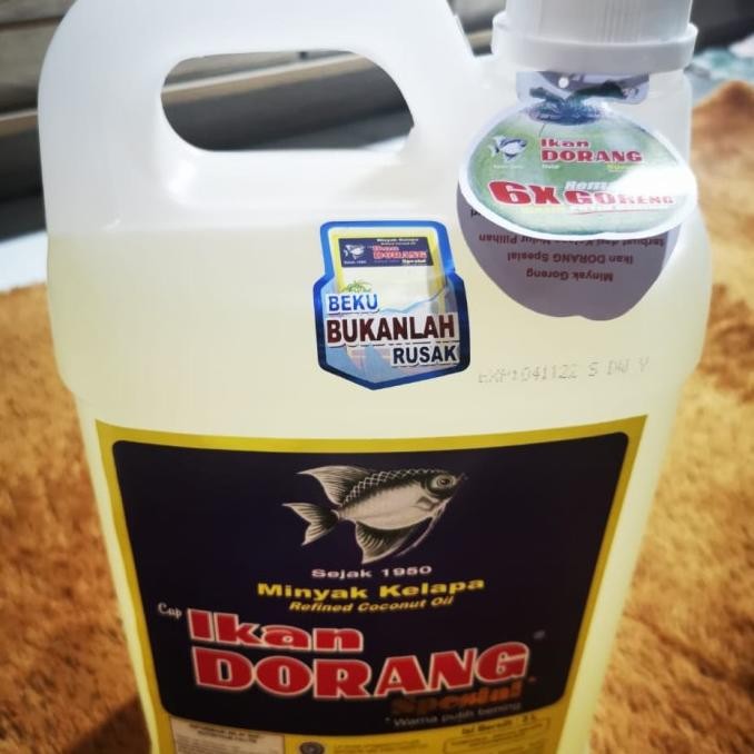 

EXP LAMA MINYAK GORENG KELAPA SPESIAL IKAN DORANG 5 LITER