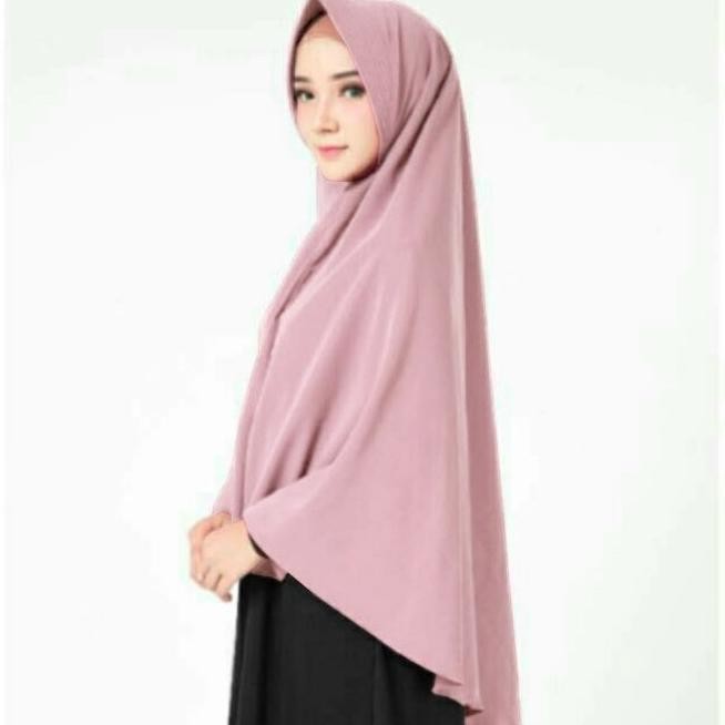 Baru Hijab Instan Azizah Diamond Khimar Pinguin Jumbo Syari