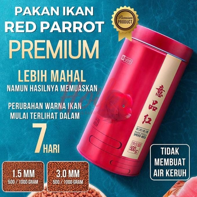 Terlaris Pelet Ikan Red Parrot Premium / Pelet Pakan Premium Ikan Parrot