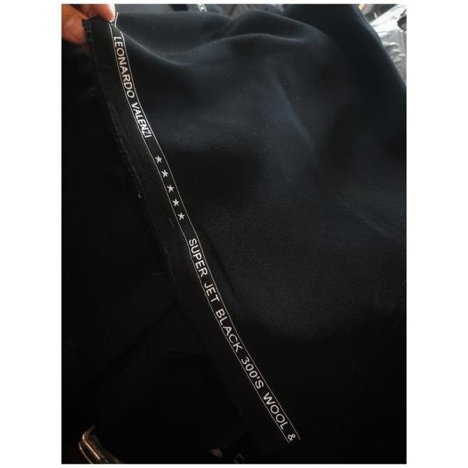 Kain Celana Super Jet Black 300's _ Kain Jet Black Super 300's murah