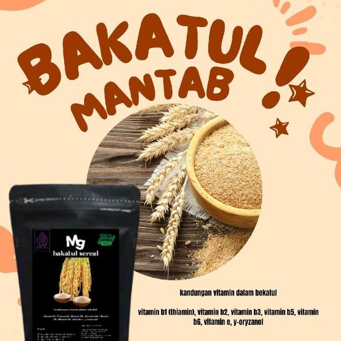 

Terlaris Sereal Bakatul Tepung Beras Merah Original 1 Kg Organik Natural