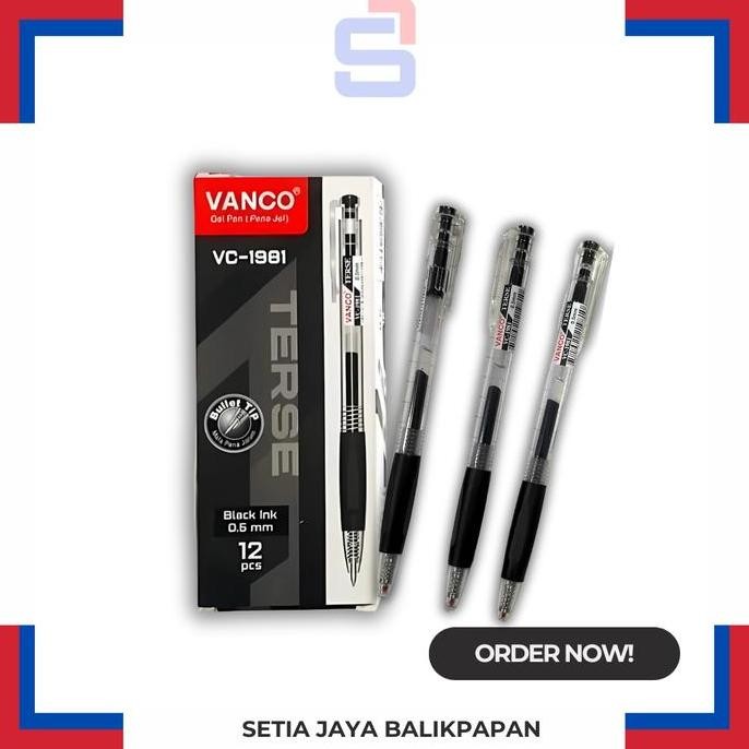 

cusss order] Pulpen Vanco VC-1981 Gel Pen 0,5mm