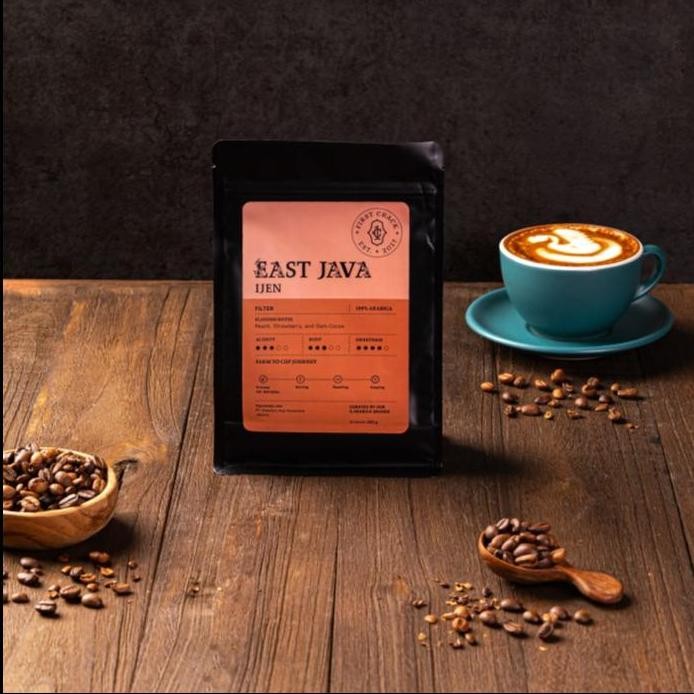 

ready stock Biji Kopi Arabica East Java 200gr - First Crack Specialty Coffee