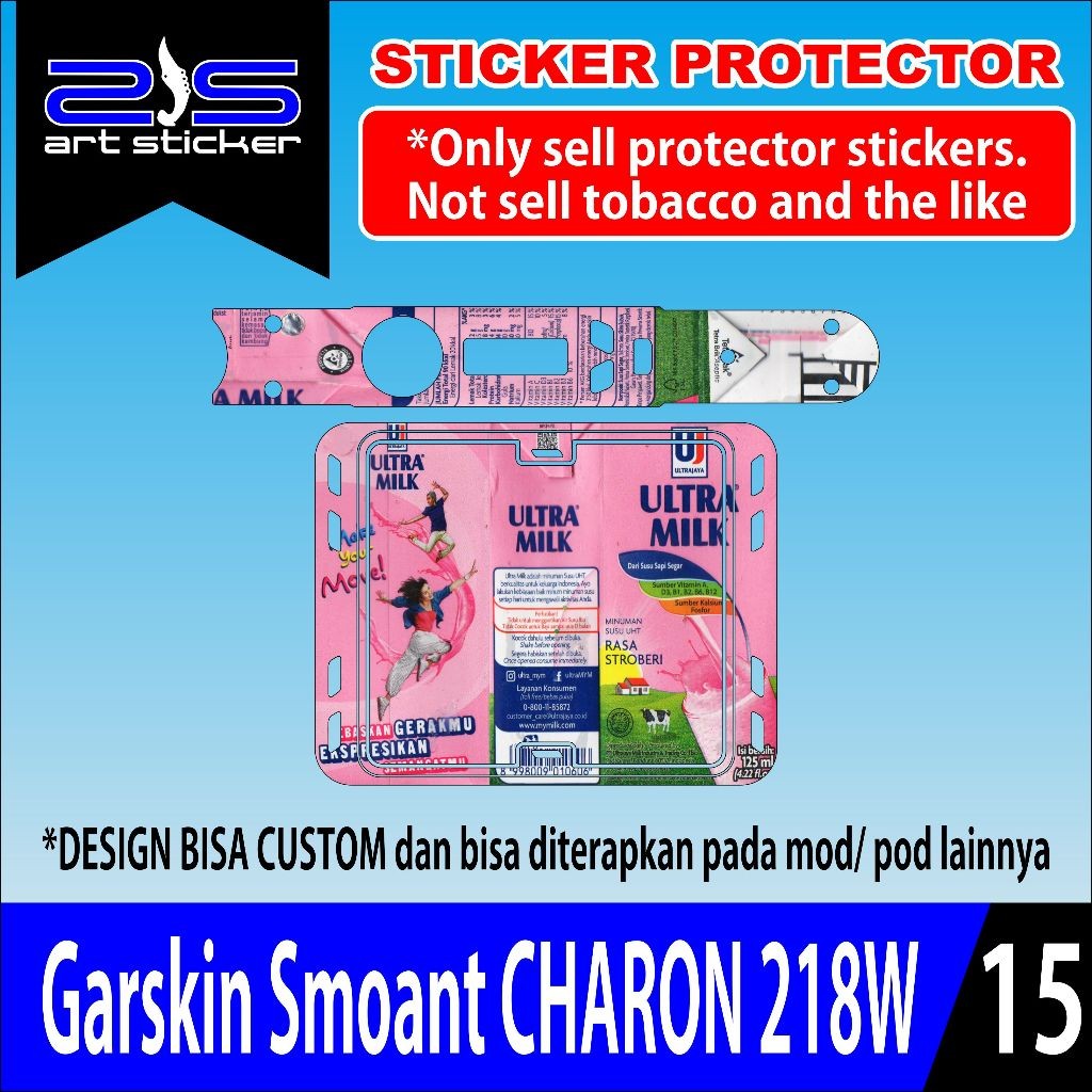 

Get2pcs Stikercharont Tc 218 Optimus Uv Printing Pink Ultramilk Garskin Casing Motif Dan Bisa Custom Bayar Ditempat