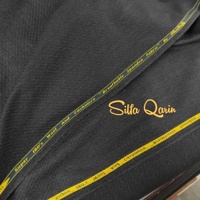 Kain Celana Semi Wool Stretch Best Quality (Bahan Cukup Tebal) murah
