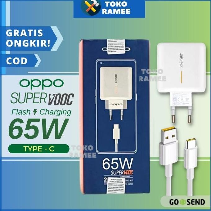Charger Oppo Original 65W | Carger / Cas Oppo Reno 5 / Reno 6 / Reno 7