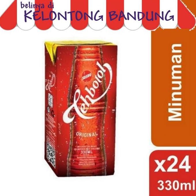 

ready stock Teh Botol Sosro Kemasan Kotak 330 ml Tehbotol 330ml - Dus Box Karton