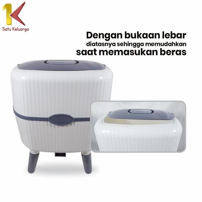 

Terlaris Satu Keluarga Dispenser Beras 12Kg C841 Rice Box Storage Kotak Penyimpanan Makanan Kacang Tepung / Tempat Beras Estetik Perlengkapan Dapur Multifungsi