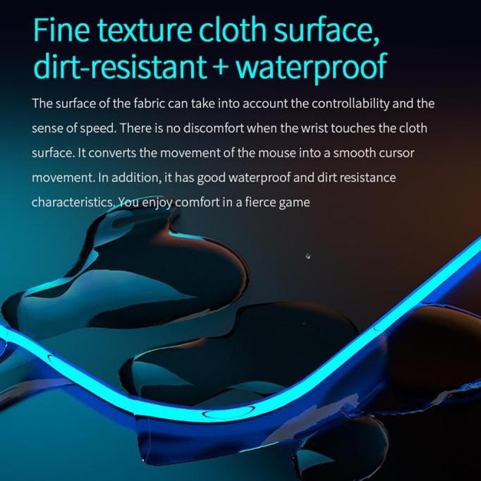 Mouse Pad  RGB Gaming Mouse Pad Wireless Charging Computer Mouse Pad