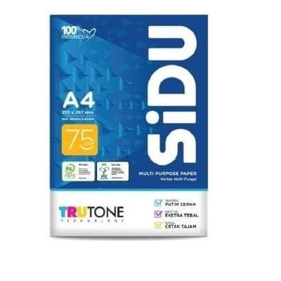 

EVY-510 t-56 SIDU A4 75 gr Sinar Dunia Kertas Print/Fotocopy Murah Berkualitas Terlaris Hemat