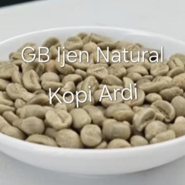 

ready stock Green Bean (GB)/Biji Kopi Mentah Arabica Ijen Natural 500 gram dan 1000 Gram