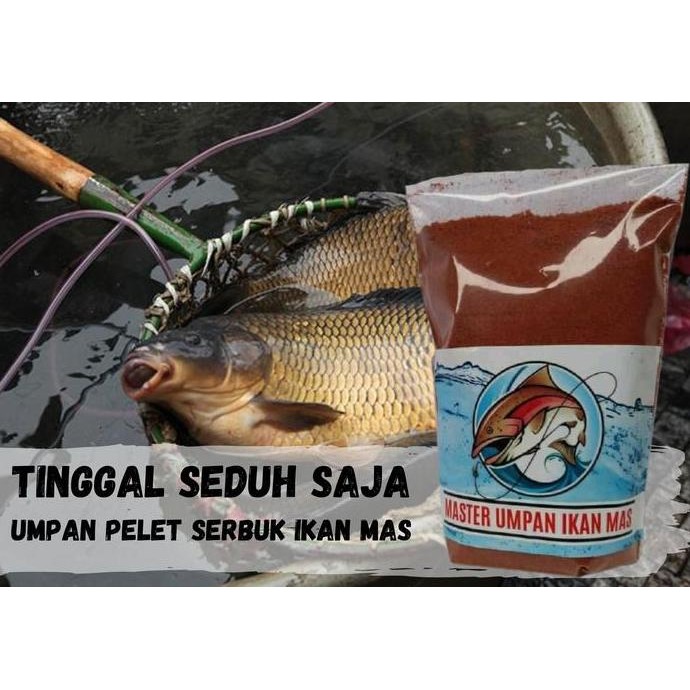 Terlaris Umpan Pelet Ikan Mas Siap Pakai
