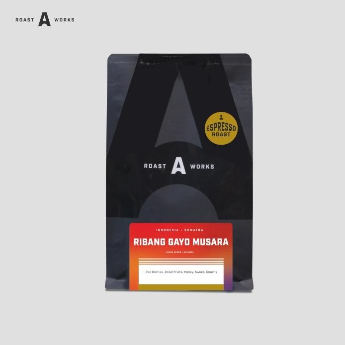 

ready stock Indonesia Sumatra Ribang Gayo Musara Ateng Super - Natural (Espresso) - A Roastworks - Biji Kopi