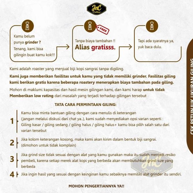 

ready stock JnC House Blend Silver 1 KG 30% Arabica 70% Kopi Biji Robusta