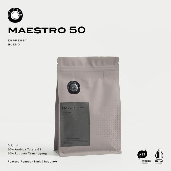 

ready stock Maestro 50 Espresso Blend 50 Arabica 50 Robusta Wheels Coffee