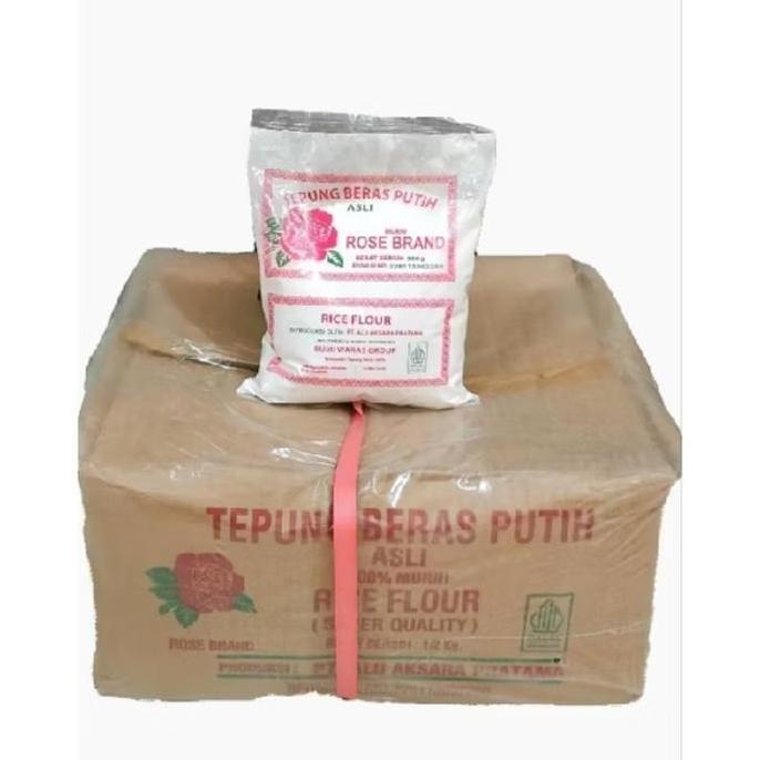 

Terlaris Tepung Beras Rose Brand 1 Dus Isi 20 X 500 Gr