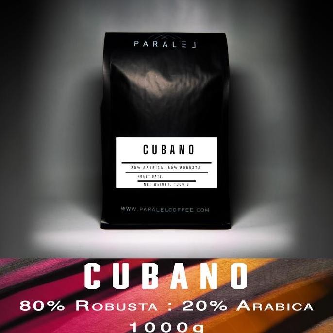 

ready stock Cubano 80% Robusta : 20% Arabica 1kg Coffee beans biji kopi
