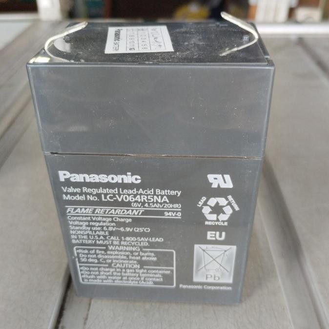 NEW Baterai accu aki kering Panasonic 6 v buat timbangan digital ori