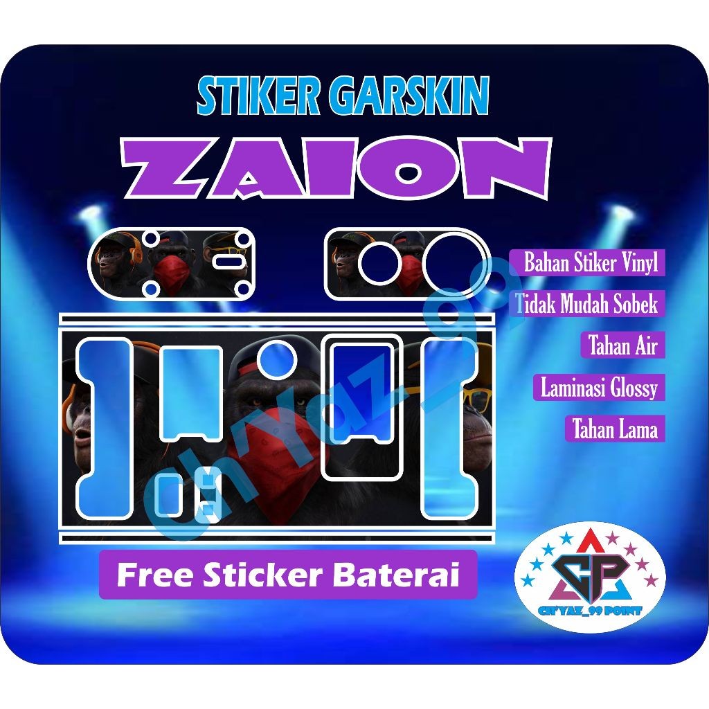 

Get2pcs Zaion Part Anime Stickel Gloosylaminasi Y Garskin Casing Motif Dan Bisa Custom Bayar Ditempat
