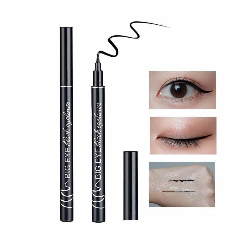 Ls Big Eye Eyeliner Pensil Alis Korea Hitam Waterproof Pencil Alis Make Up Anti Air Pen Liquid