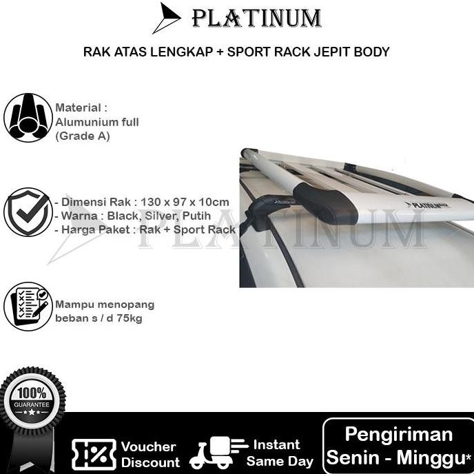 New RAK ATAS / ROOF RACK MOBIL SUZUKI APV PLATINUM + KAKI