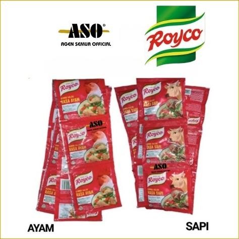 

ROYCO bumbu penyedap 9gr kaldu AYAM SAPI sachet RENCENG ( isi 12 )