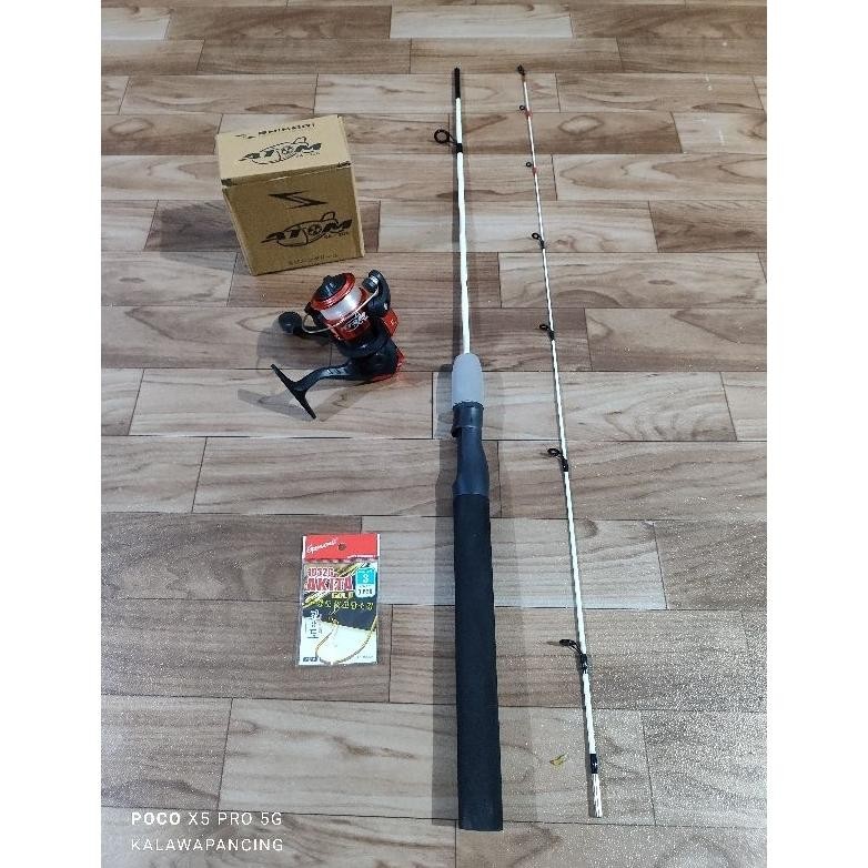 TERMURAH Set Pancing Joran Udang Super Lentur  Getsu Udang Mabok ( Bonus Kail + Senar) rg-4