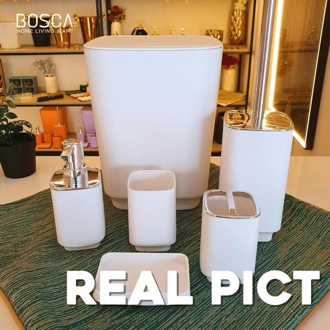 bathroom set 6 in 1 piece / bathroom toiletry set /peralatan mandi set