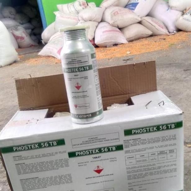 

Terlaris Phostek Obat Fumigasi Kutu Beras Jagung Tepung Fumigan Pengendali Hama Gudang (Krm)