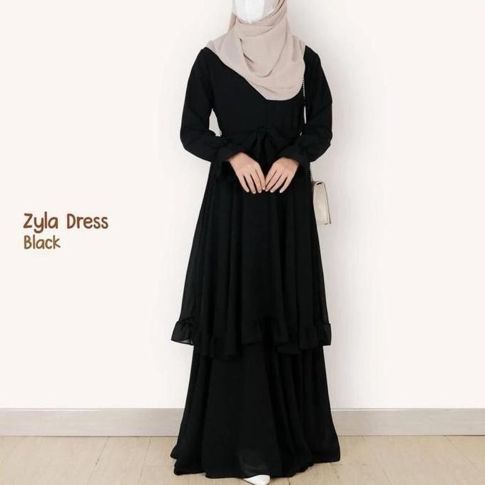 Zyla Dress gamis Malaysia gamis busui dress muslim baju muslim wanita