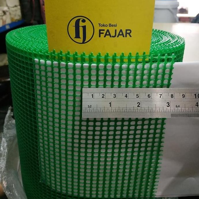 `````````] Kawat pagar plastik PVC kecil jaring unggas burung ikan anti karat