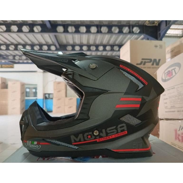 er-6 Re27 Helm Trail Monsa Cross Polos Original Free Kaca Goggle Termurah Termurah