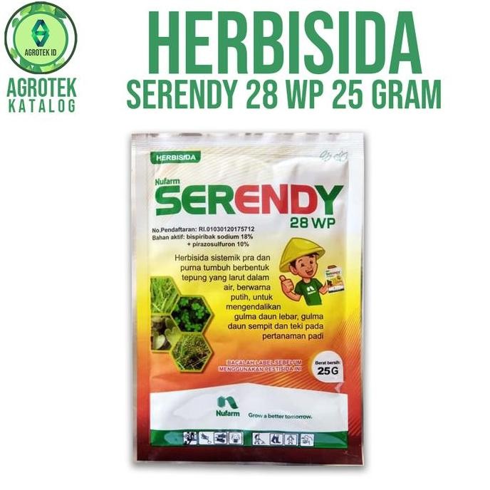 

Terlaris Herbisida Sistemik Padi Serendy 28 Wp 25 Gram