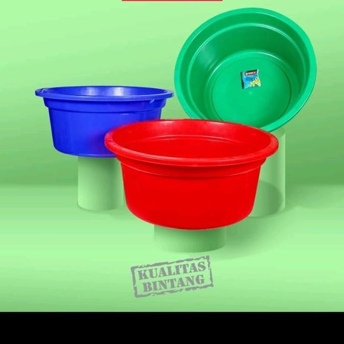 /////] Basin Ember Bak Tampung Air Baskom Jumbo Besar Serbaguna Plastik Tebal Awet Premium Lion Star