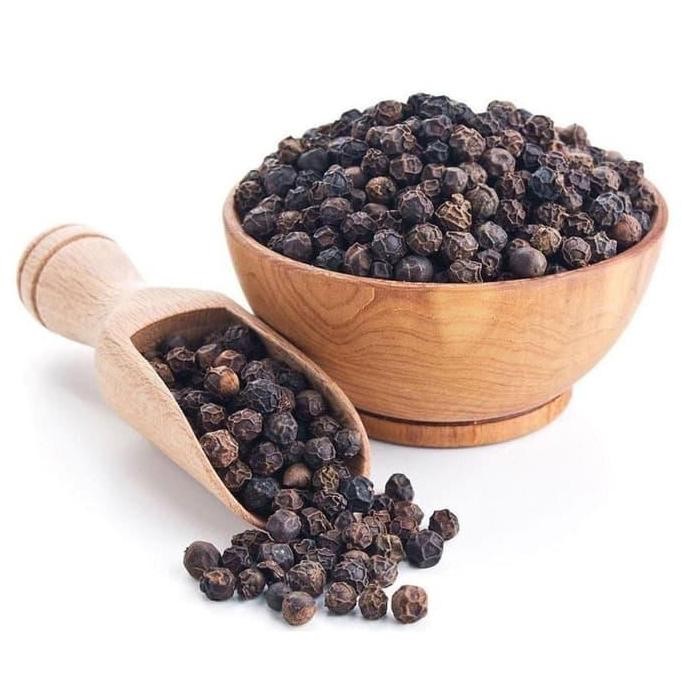 

] Lada Hitam Utuh 100gr/ Merica Biji / Black Pepper Whole / Merica Hitam