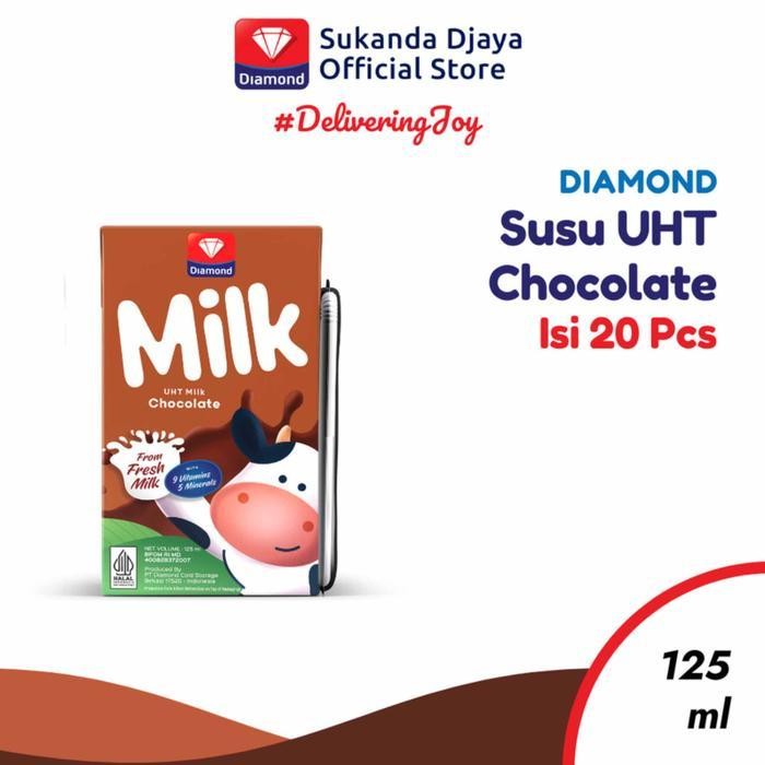 

Diamond Milk / Minuman Susu Uht / Minuman Susu Rasa Cokelat / 125Ml