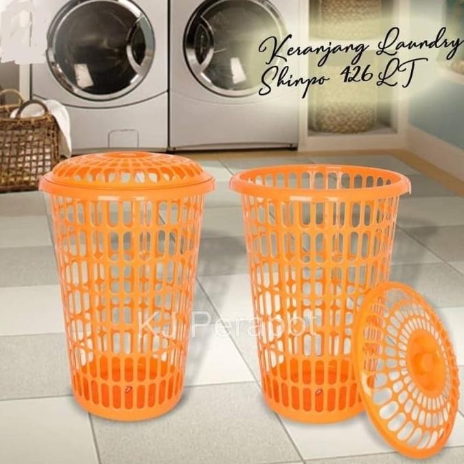 ~~~~~] Keranjang Baju Pakaian Kotor Bolong Lubang Ukuran Jumbo Besar Tinggi Plastik Tebal Premium Sh