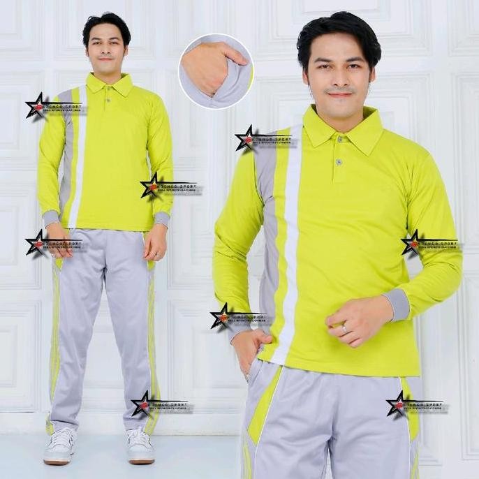 Setelan Baju Olahraga Senam Pria Dan Wanita / Seragam Olahraga / Stelan Kaos Trening Olahraga   Spor