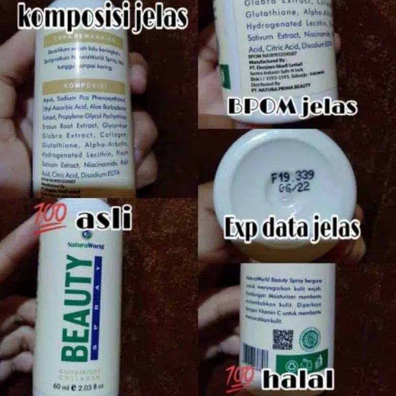 ORI 100% |NATURA BEUTY SPRAY BEAUTY SPRAY NATURA