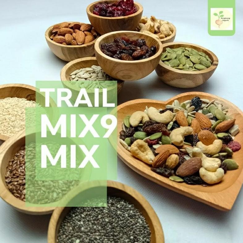 

er-6 He13 SUPER TRAIL MIX 250gr - Almond, Cranberry, Pumpkin Seed, Cashew, Raisin, Sunflower Seed Biji-bijian Kacang-kacangan Viral Original