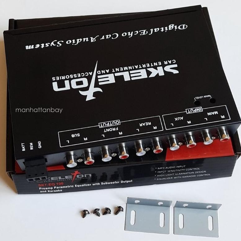 yt- GTU-712 Preamp Parametric Equalizer dengan Subwoofer Output Dan Karaoke Premium Termurah