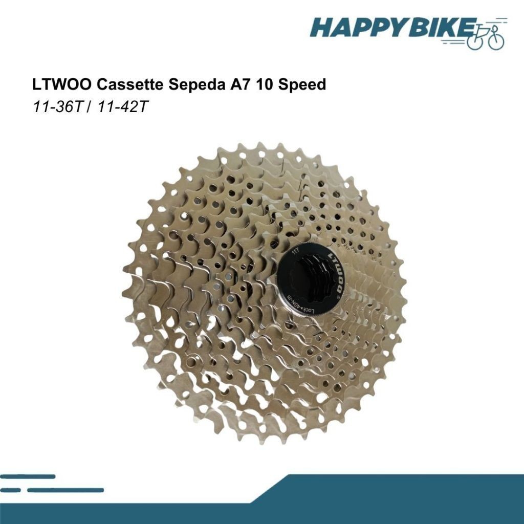 Happy Bike Sproket Casette LTWOO A7 10speed (11-36T; 11-42T)