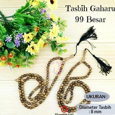 #####] Tasbih Kayu Gaharu 99 Butir Besar / butir kecil / Souvenir pernikahan / Oleh Oleh Haji dan Um