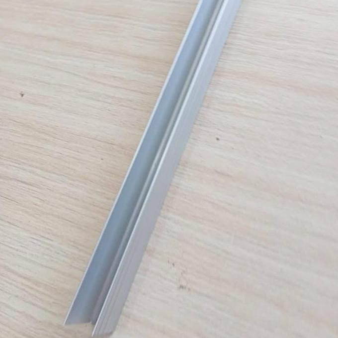 Profil List U Aluminium 5mm - Silver TERBATAS